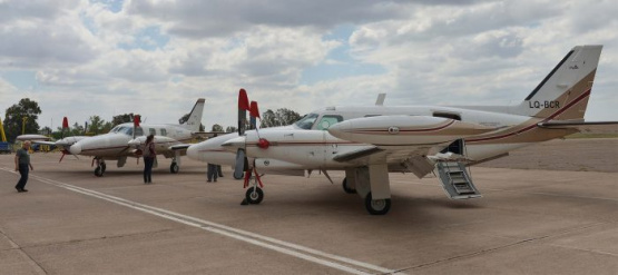 Mitigación de granizo: los aviones trabajaron más de cinco horas en el sur provincial