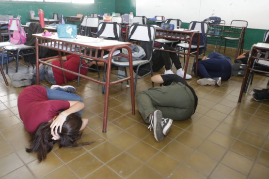Defensa Civil capacitó a directivos y docentes de escuelas mendocinas